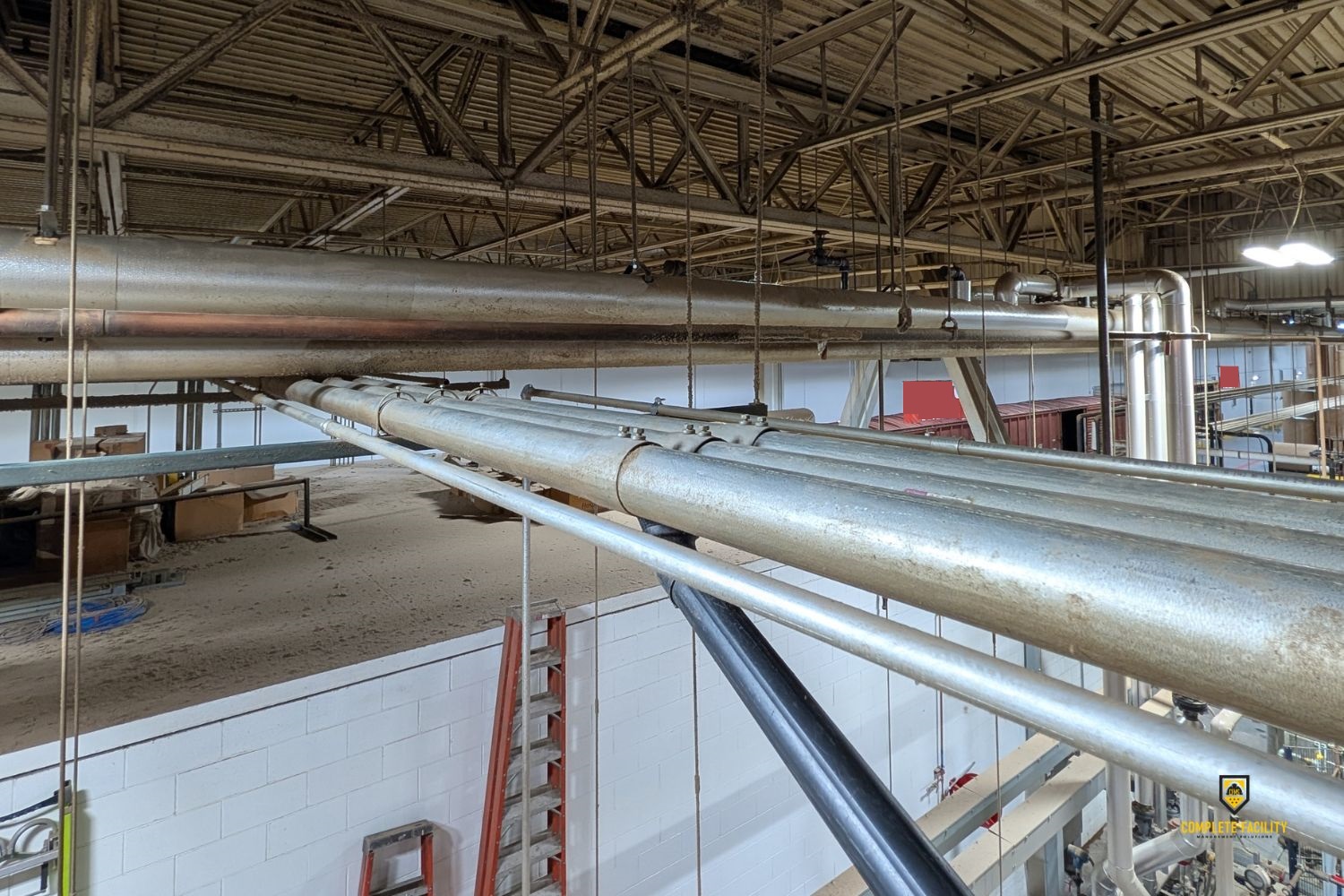 Overhead Cleaning Services for Industrial Facilities