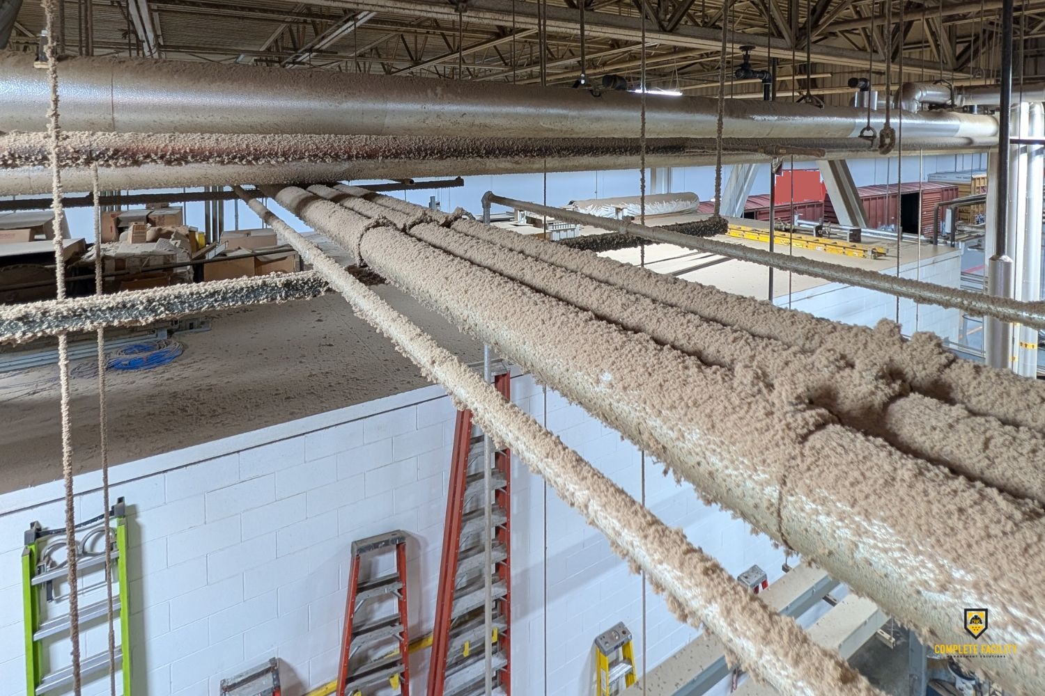 Routine Overhead Dust & Debris Removal Services for Industrial Facilities
